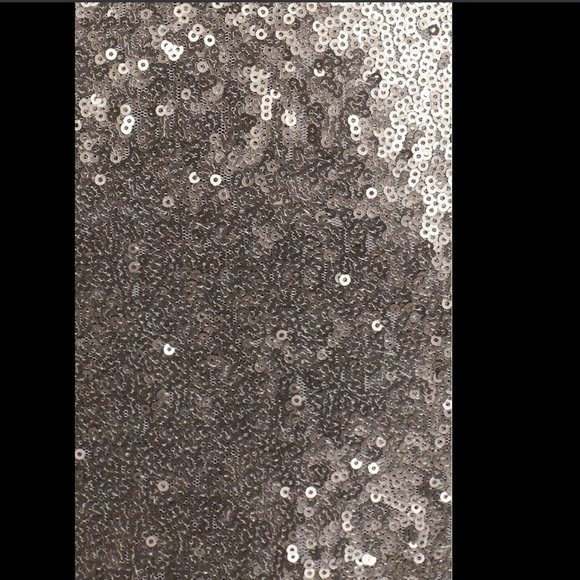 NWT! Vera Wang Cowl Back Sequin Sheath Dress Pewter [SZ‎ 12 ] - Picture 3 of 6